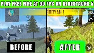 How to play Free Fire at 90 FPS on BlueStacks 5 on Low Spec PC | Bluestacks Official Settings