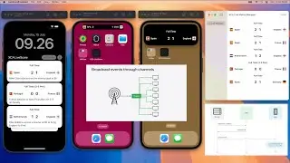 iOS 18 Live Activities Broadcast Demo with Live Score Match SwiftUI App