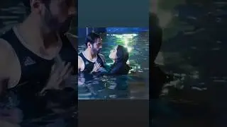 wahaj ali and yumna zaidi pool scene  tere bin, deleted shots  #terybin wahaj ali and yumna zaidi