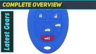 Deep Blue Silicone Cover Protector for Chevrolet Buick GMC Cadillac Saturn Key Fob