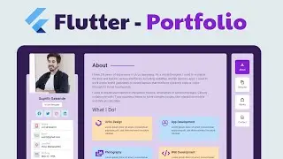 Flutter Web Portfolio Tutorial | From Start to Finish