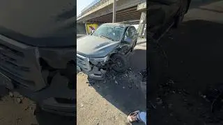Итог столкновения Audi Q5 и JAC T8 pro 