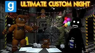 NEW ULTIMATE CUSTOM NIGHT GMOD MAP! || Five Nights At Freddy's Gmod