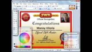How To Edit SWA Ultimate Certificates Using Paint.net, by Manny Viloria