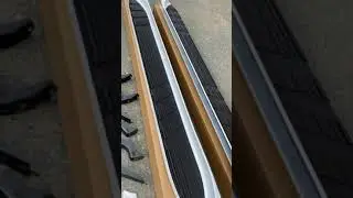 Пороги, подножки Prado 120, стандартные, белый перламутр