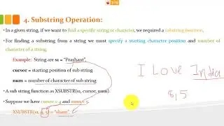 Data Structure | Chap-2 | Sub string Operation Algorithm & Program | String Operations