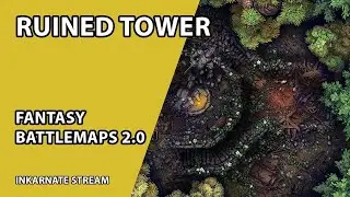 Ruined Tower | Inkarnate Timelapse