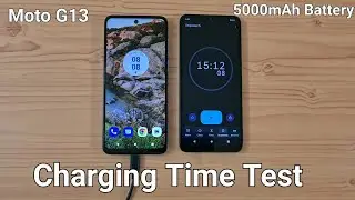 Moto G13 Charging Time Test