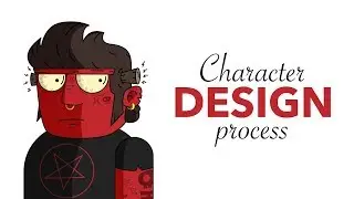 Character design process - Frank The new Satan