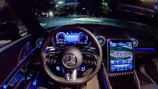 2024 Mercedes-AMG SL63 - POV Night Drive (Binaural Audio)