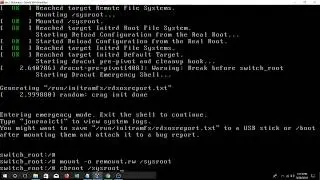 RHCSA - Root Password Reset