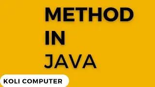 methods in java | Koli Computer