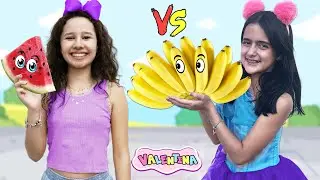 Valentina Pontes and her friend and the five senses competition for children