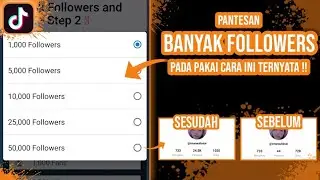 CARA MENAMBAH FOLLOWERS TIKTOK GRATIS DAN PERMANEN - AKHIRNYA DAPAT FOLLOWERS PERMANEN
