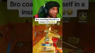 Bro coaching himself in insane 1v7😭 