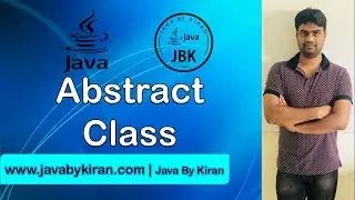 ABSTRACT  CLASS -By Kiran Sir-JAVA By Kiran,Pune