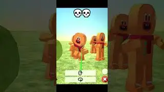 Gorilla Vs Ninja CHICKEN GUN 💀💀 #shorts #chickengun #dragondude