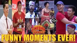 GINEBRA- FUNNY MOMENTS EVER!  Barangay Ginebra San Miguel Funny Videos Collection Part 1