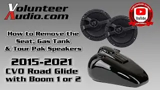 How to Remove the Gas Tank & Tour Pack Speakers on a 2015-2021 Harley CVO Road Glide with Boom 1/2