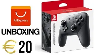 Nintendo Switch Pro Controller Unboxing from AliExpress for €20