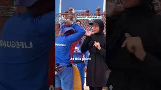 Lifeguard RIPS Of My Hijab😡😡