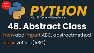 Abstract Class in Python | Abstract Method