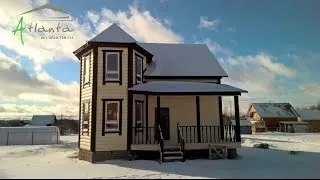 Новый дом общей площадью 150 кв.м. в коттеджном поселке в 130 км. от МКАД по Ярославскому шоссе.