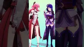 可给你装上了 【Genshin Impact MMD】Yae miko / Raiden shogun
