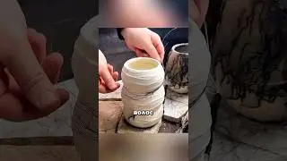 Hair Drawing on Ceramics 