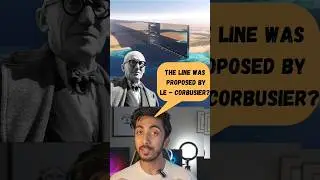 Le Corbusier proposed the line city concept! #facts #architecture #youtubeshorts