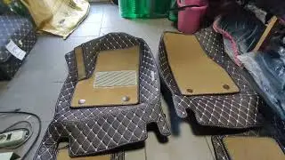 коврики из экокожи + пвх мини на Range Rover Evoque 2013