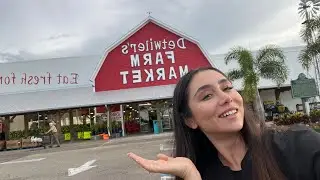 AMERİKA'DA MARKET ALIŞVERİŞİ!🥬🍎🫑🍒Detwile'r Farm Market👩🏼‍🌾, Amerika'da hayat, İŞE BAŞLADIM!