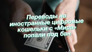 Переводы на иностранные цифровые кошельки с «Мира» попали под бан