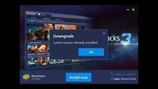 Fix BlueStacks 3 Latest Version Already Installed-2018 working 100000%