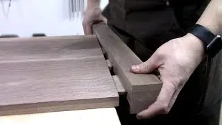 Building a Shaker Inspired Solid Walnut Bed - Part 2 | Headboard and Footboard Joinery