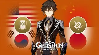 Zhongli Voice in 4 Different Languages (Skills & Attack) | Genshin Impact Zhongli