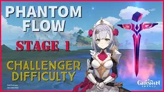 Noelle Solo Phantom Flow Stage 1 (Challenger Difficulty) - Electrograna's Triumph (No Buffs)