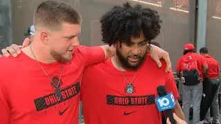 JT Tuimoloau, Jack Sawyer talk about their last opener at the 'Shoe