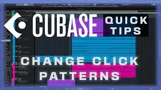 How To Change Click or Metronome Patterns in Cubase (Click Track Settings in Cubase 12)