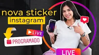Como usar nova figurinha do Instagram | Nova atualização do instagram