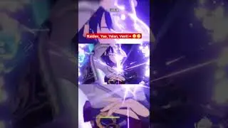 Genshin Impact - Raiden, Yae Miko, Yelan, and Venti Party Setup 