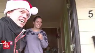 Young couple facing hardship breaks down when they receive a gift from Secret Santa