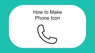 How to Make Phone Icon | Illustrator Tutorial | 