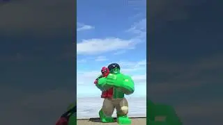 LEGO Hulk Hugs Deadpool
