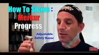 Merkur Progress Adjustable Safety Razor 3-Pass Shave and Review