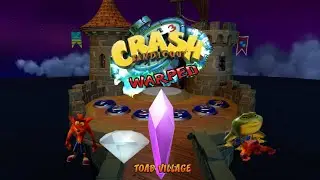 Crash Bandicoot 3: Warped NST - Part 1 Toad Village (Crystal And All Boxes)