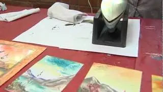 рисование утюгом