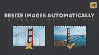 Resize images automatically in Adobe Premiere Pro