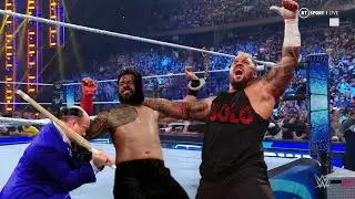 Solo Sikoa & Paul Heyman Finally Attack Roman Reigns & Joins The Usos WWE Smackdown 2023 Highlights