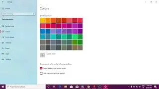 How To Change Taskbar Colour in Windows 10 (2021)